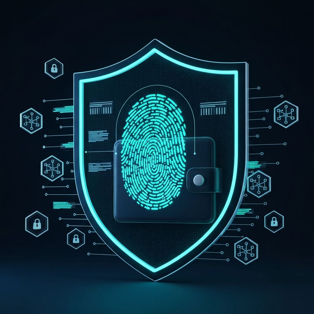 Base X wallet security with biometric protection